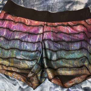 Varsity spandex shorts